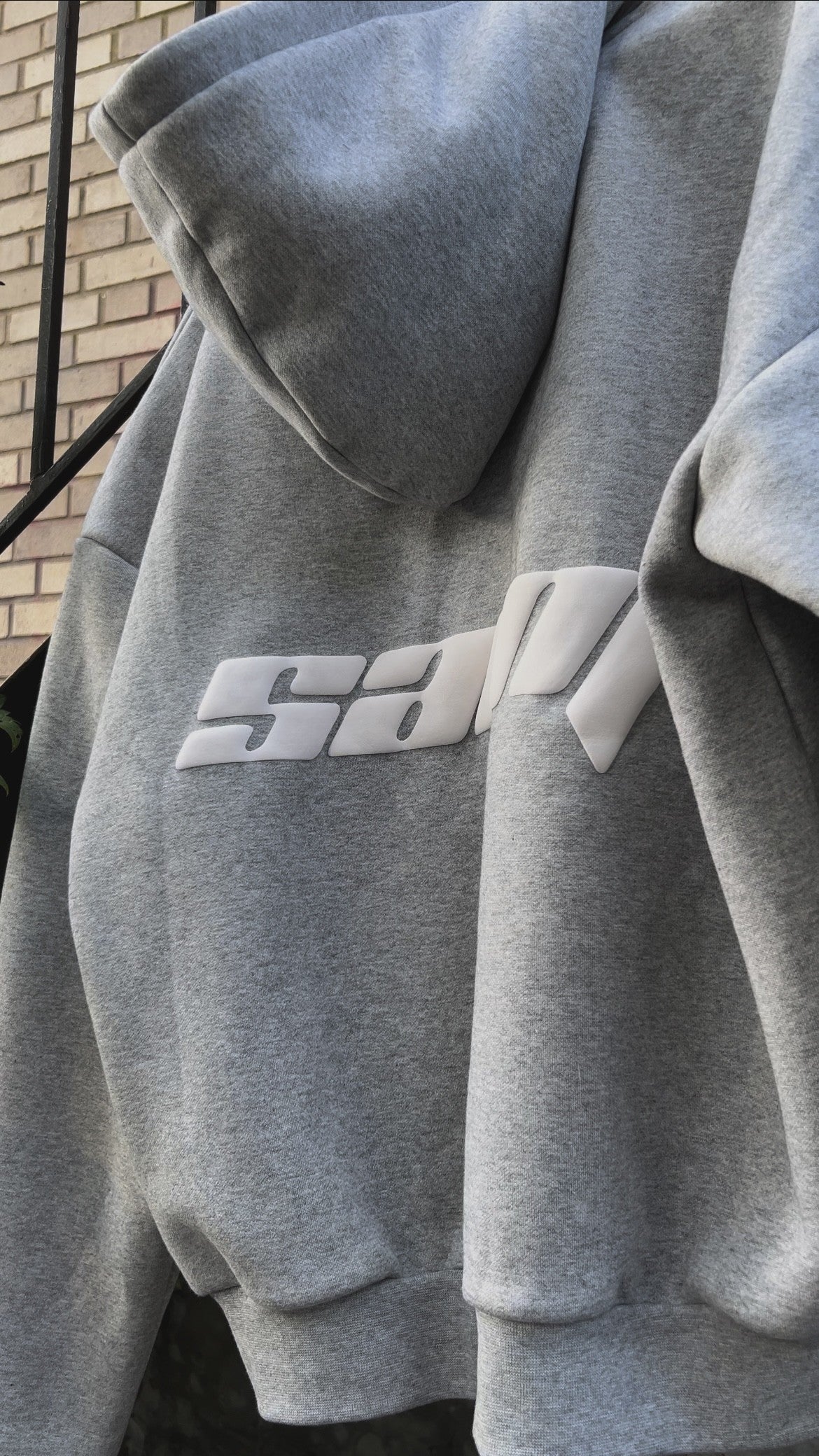 Heavy weight "Cozy grey" Hoodie